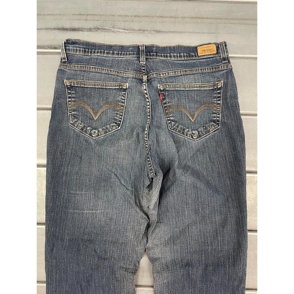 VTG Levis‎ 512 Jeans Slimming Straight Womens 14M 32X31 Blue Medium Wash Denim - Picture 11 of 14
